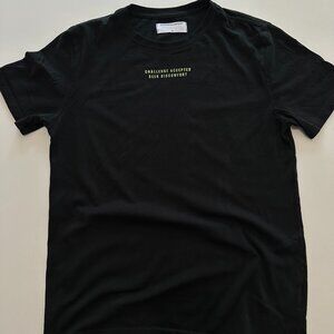 Seek Discomfort Medium Black Vintage T Shirt Streetwear Graphic Vintage